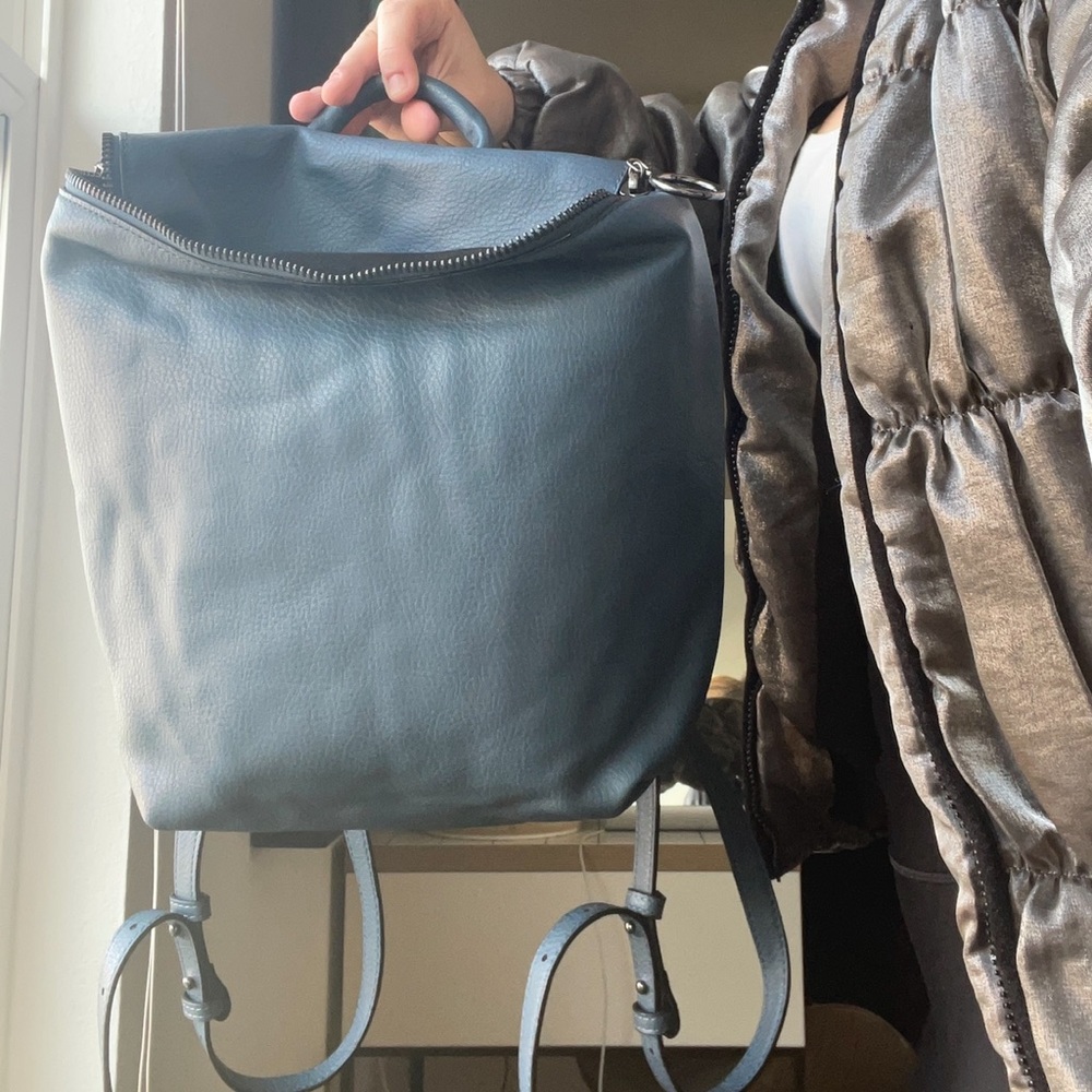 Blue backpack TOPSHOP